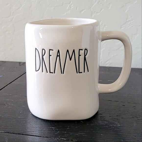 Rae Dunn DREAMER coffee cup mug new
